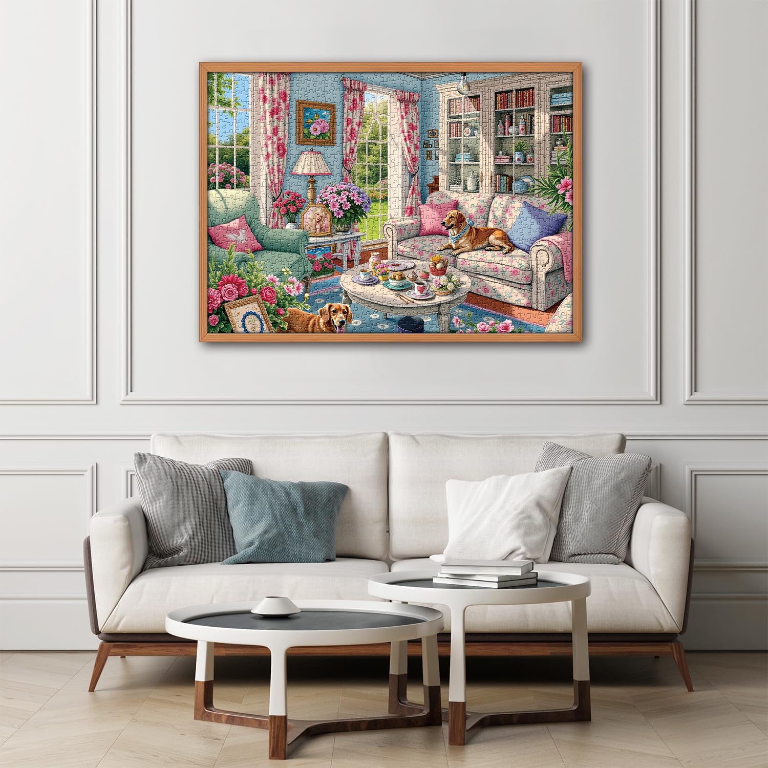 Warm Living Room Jigsaw Puzzle 1000 Pieces