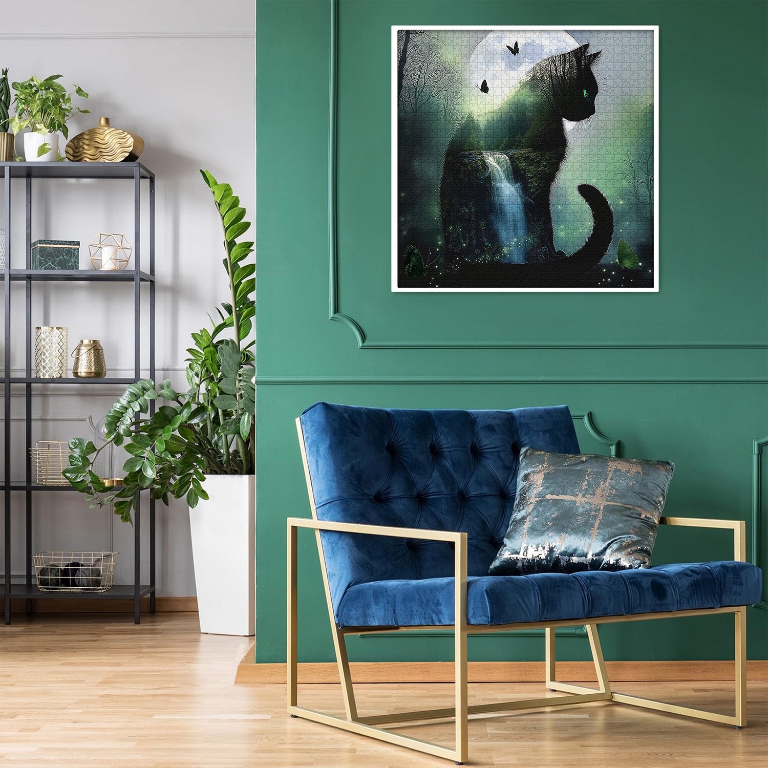 Forest Cat Jigsaw Puzzle 1000 Pieces