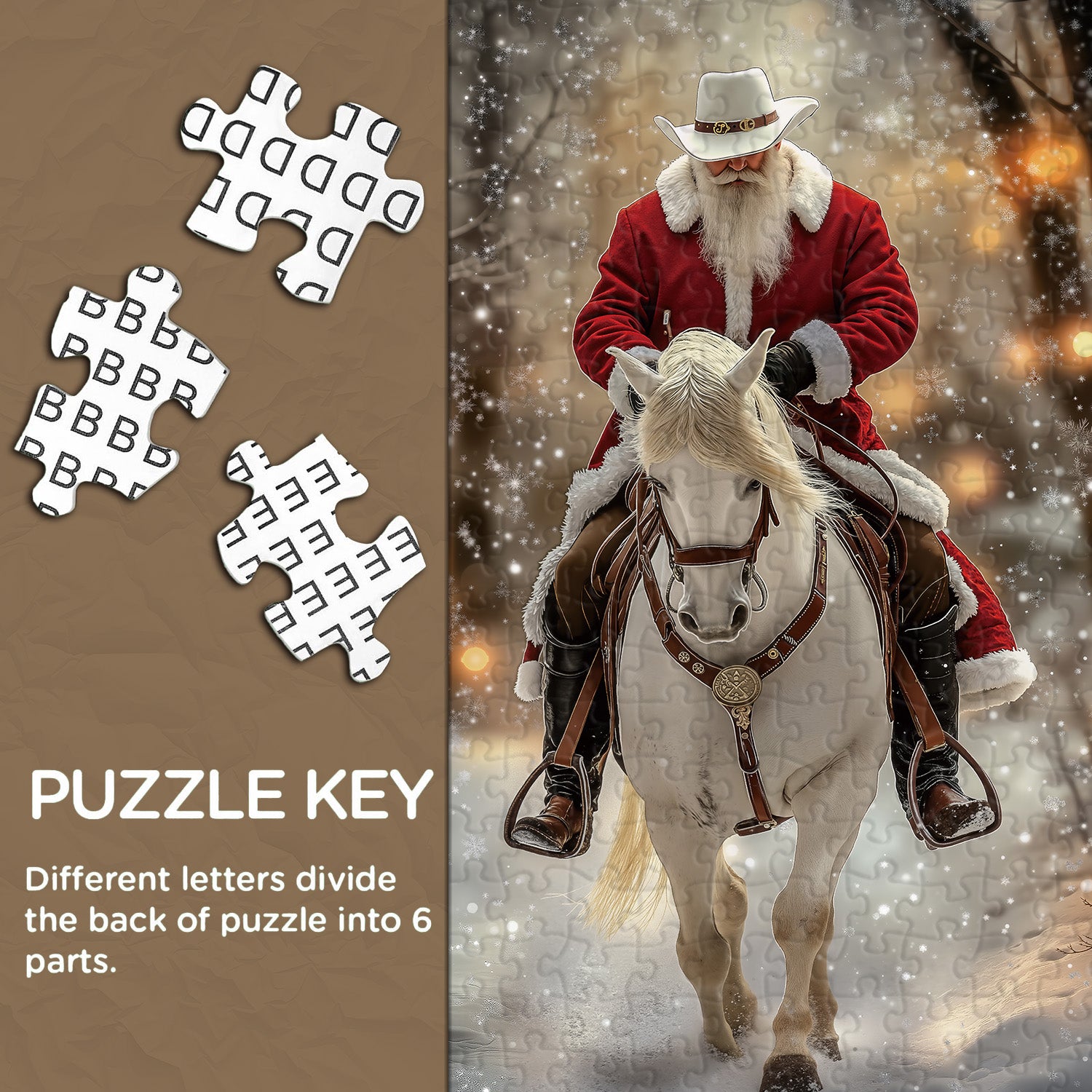 Santa Gallop Jigsaw Puzzle 1000 Pieces