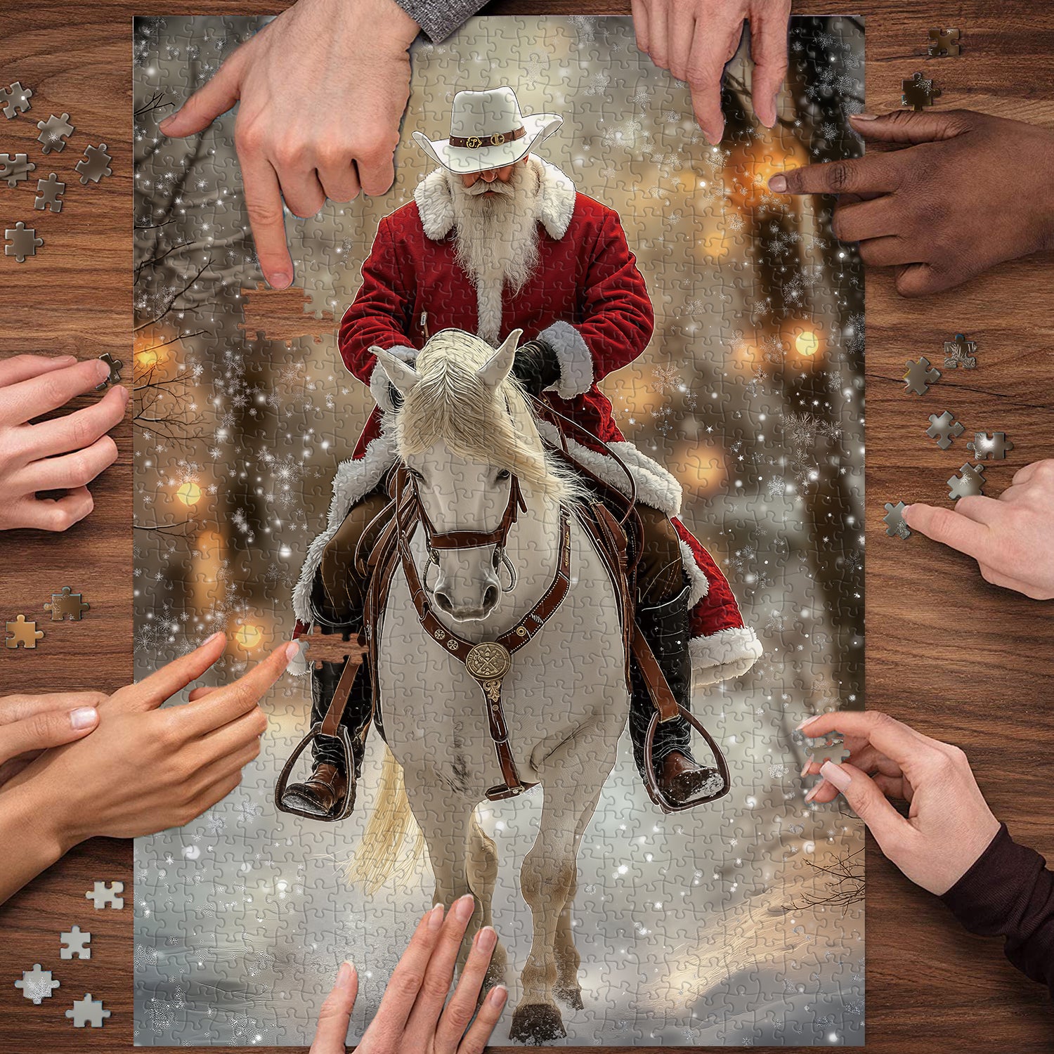 Santa Gallop Jigsaw Puzzle 1000 Pieces
