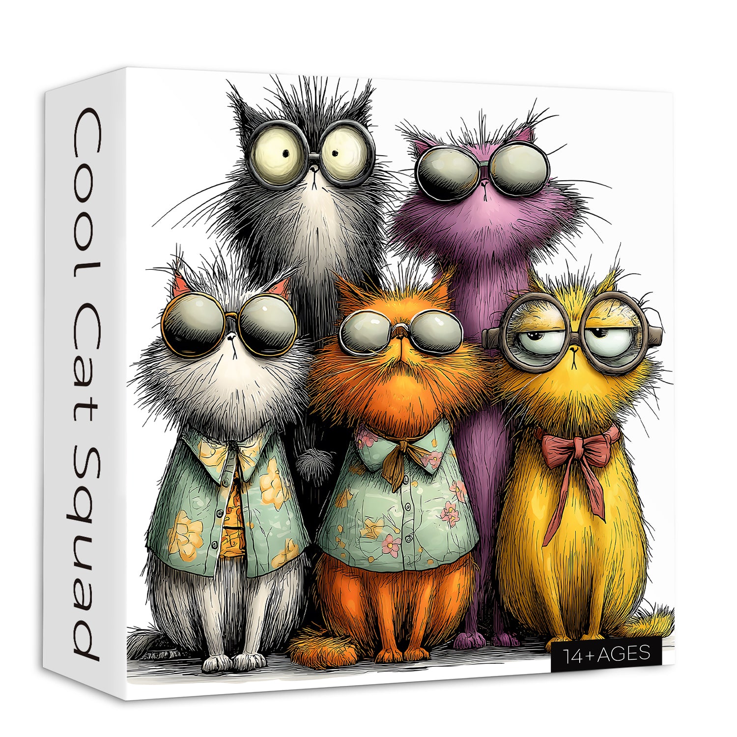 Cool Cat Squad Jigsaw Puzzle 1000 Pieces