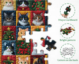 Christmas Cats Jigsaw Puzzle 1000 Pieces