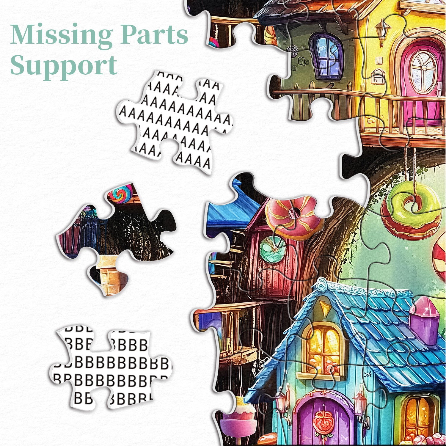 Candy Treehouse Jigsaw Puzzle 1000 Pieces