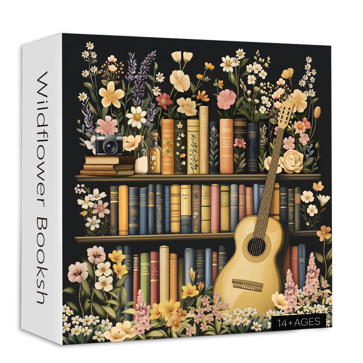 Wildflower Bookshelf Jigsaw Puzzle 1000 Pieces