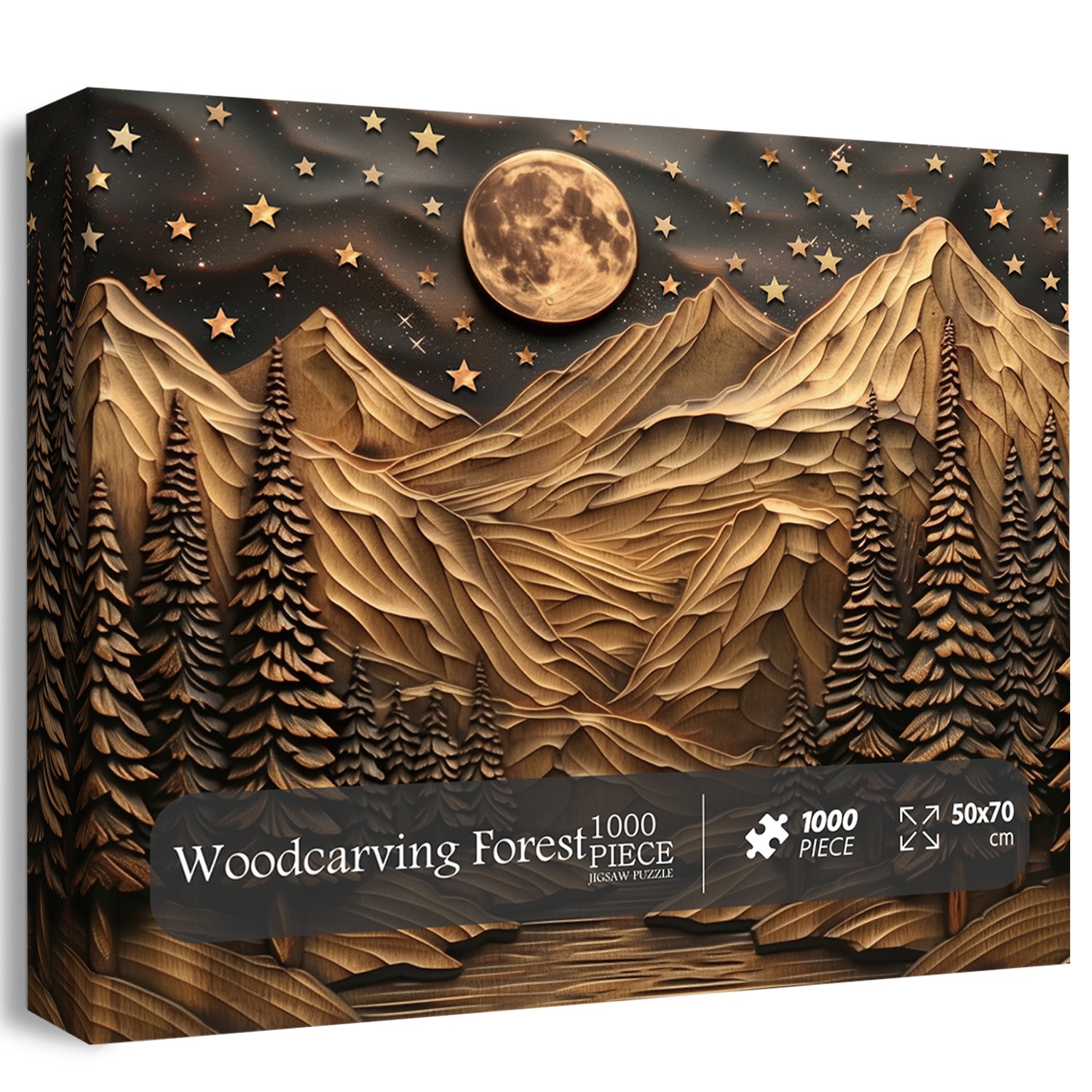 Woodcarving Forest Jigsaw Puzzle 1000 Pieces