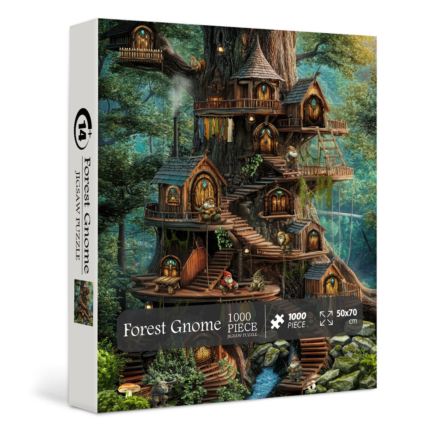Forest Gnome Jigsaw Puzzle 1000 stuks