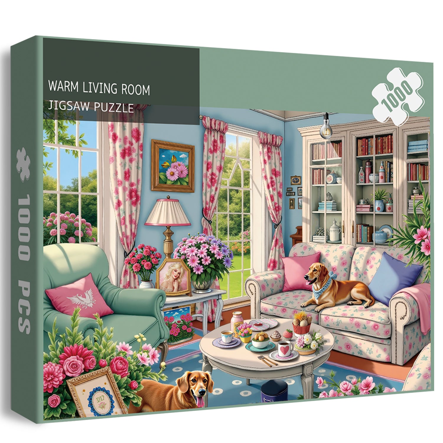 Warm Living Room Jigsaw Puzzle 1000 Pieces