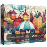 Rain City Cat Shadow Jigsaw Puzzle 1000 Pieces