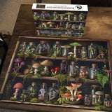 Bookshelf Mushroom Forest Jigsaw Puzzle 1000 Pieces