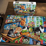 Puzzle puzzle di baffi verdeggianti 1000 pezzi