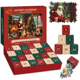 Kerst huis adventkalender Jigsaw puzzel 1000 stuks
