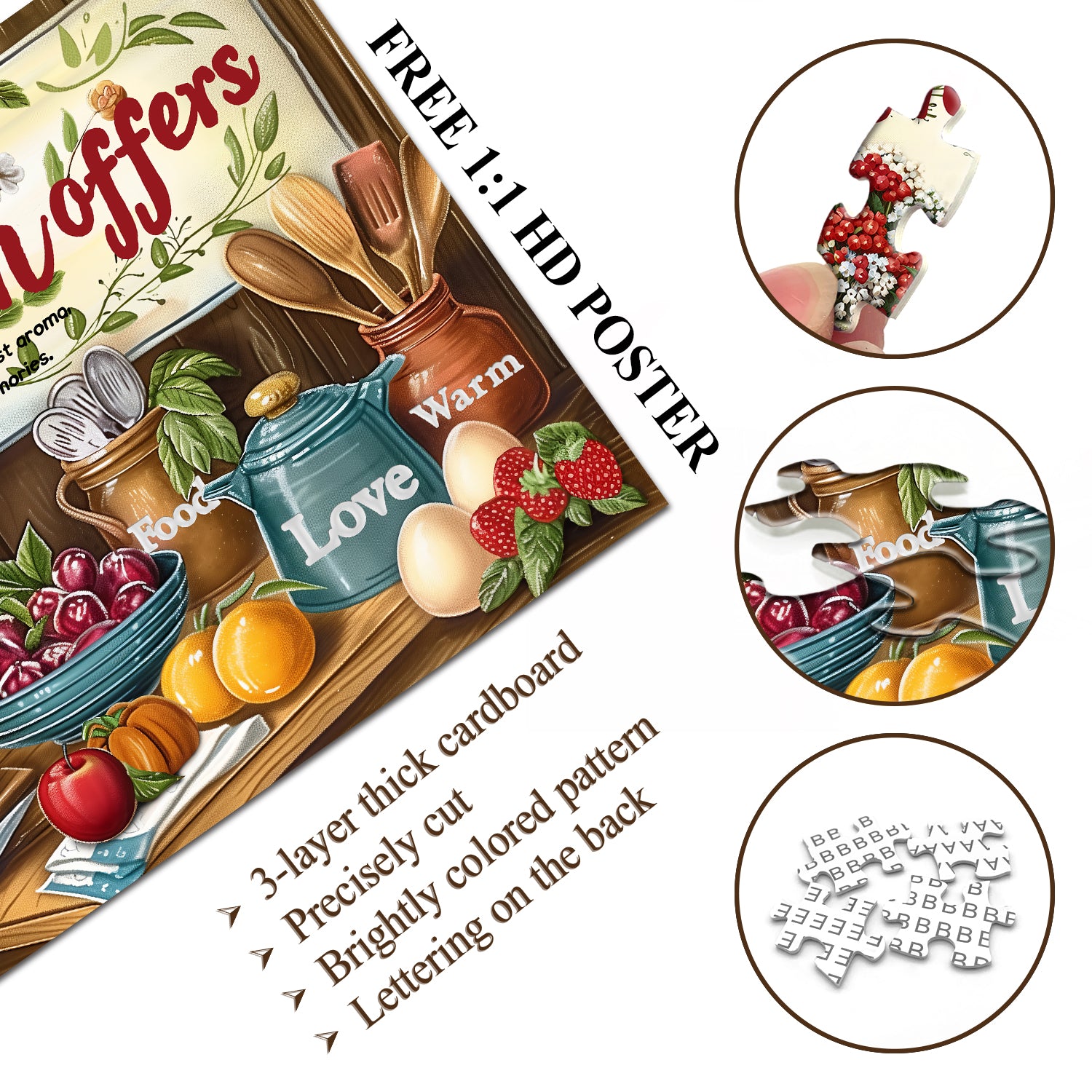Cozy Kitchen Jigsaw Puzzle 1000 Pieces