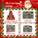 Calendario Avvento Calendario per i gatti di Natale 1000 pezzi 1000 pezzi