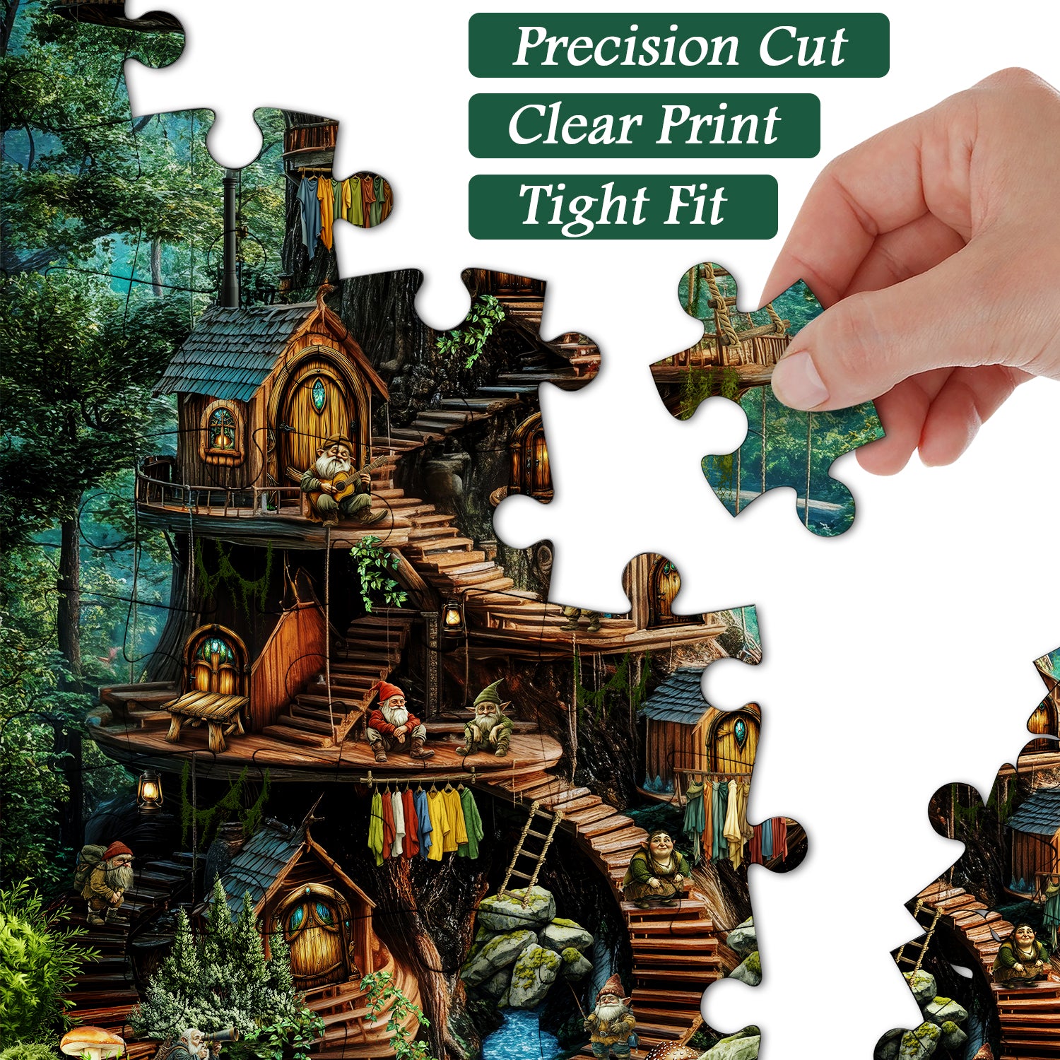 Forest Gnome Jigsaw Puzzle 1000 stuks