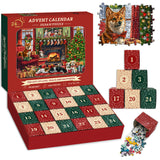 Cozy Christmas Advent Calendar Jigsaw Puzzle 1000 Pieces