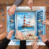 Ocean Window Jigsaw Puzzle 1000 Pieces