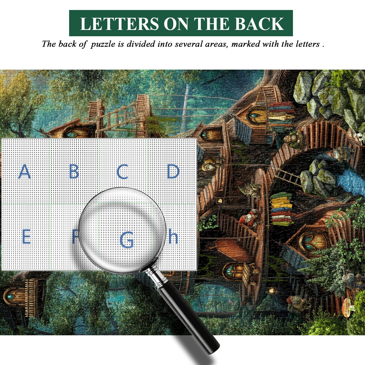 Forest Gnome Jigsaw Puzzle 1000 stuks