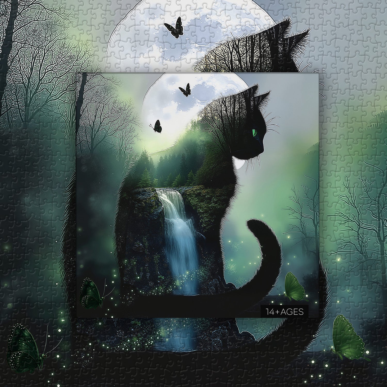 Forest Cat Jigsaw Puzzle 1000 Pieces