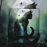 Forest Cat Jigsaw Puzzle 1000 Pieces