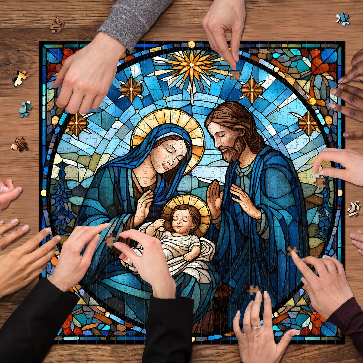 Nativity of Jesus Jigsaw Puzzle 1000 Pieces