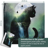 Forest Cat Jigsaw Puzzle 1000 Pieces