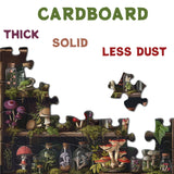 Bookshelf Mushroom Forest Jigsaw Puzzle 1000 Pieces