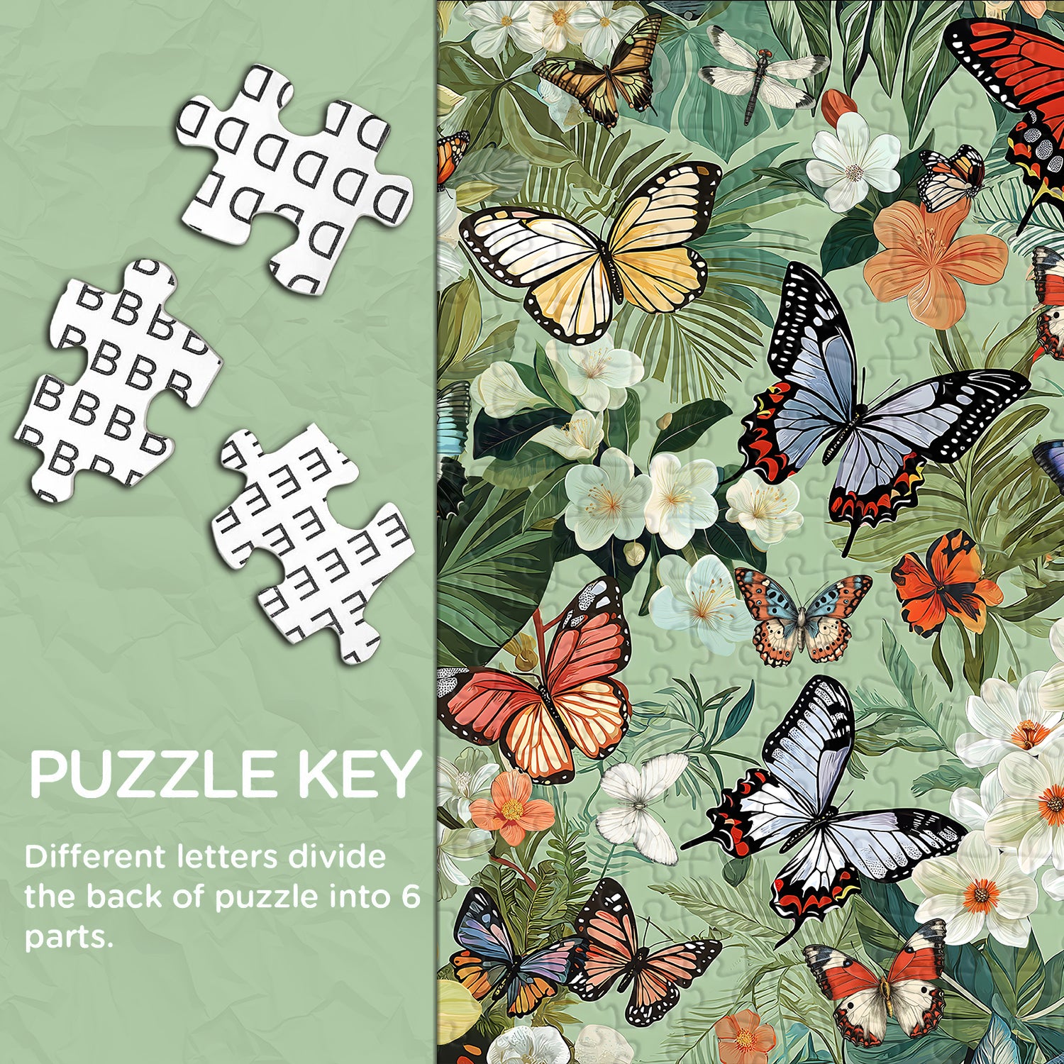 Butterfly World Jigsaw Puzzle 1000 Pieces