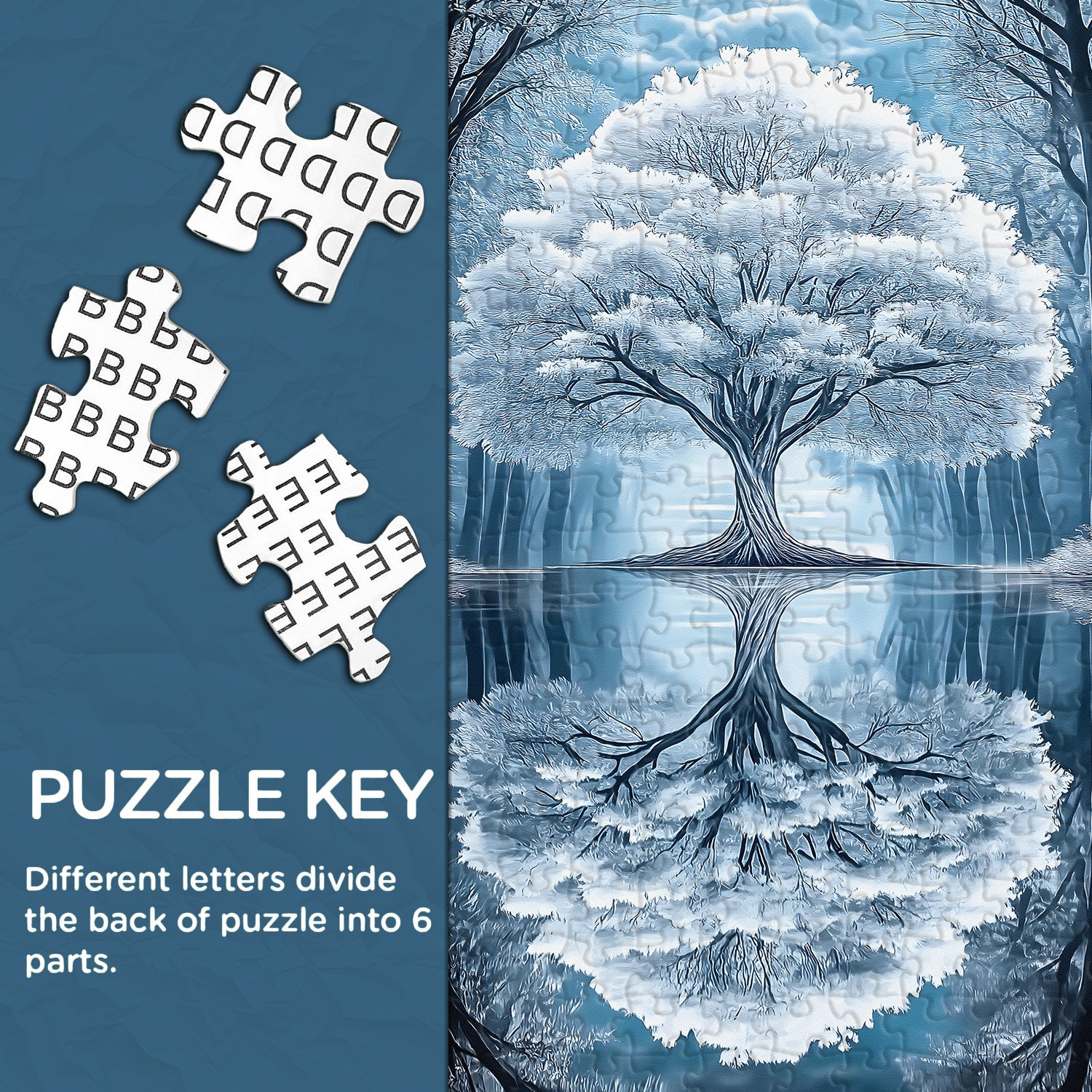 Tree of Mirror Jigsaw Puzzle 1000 Pieces