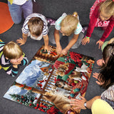 Christmas Log Cabin Jigsaw Puzzle 1000 Pieces