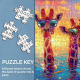 Sunshine Giraffe Jigsaw Puzzle 1000 Pieces