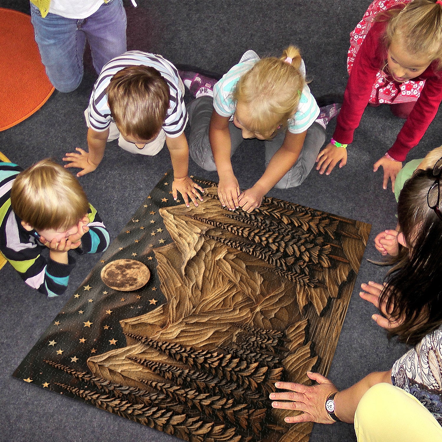 Woodcarving Forest Jigsaw Puzzle 1000 Pieces