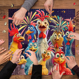 Happy Chicken Jigsaw Puzzle 1000 stuks