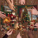 Weihnachtshaus Adventskalender Puzzle 1000 Stücke