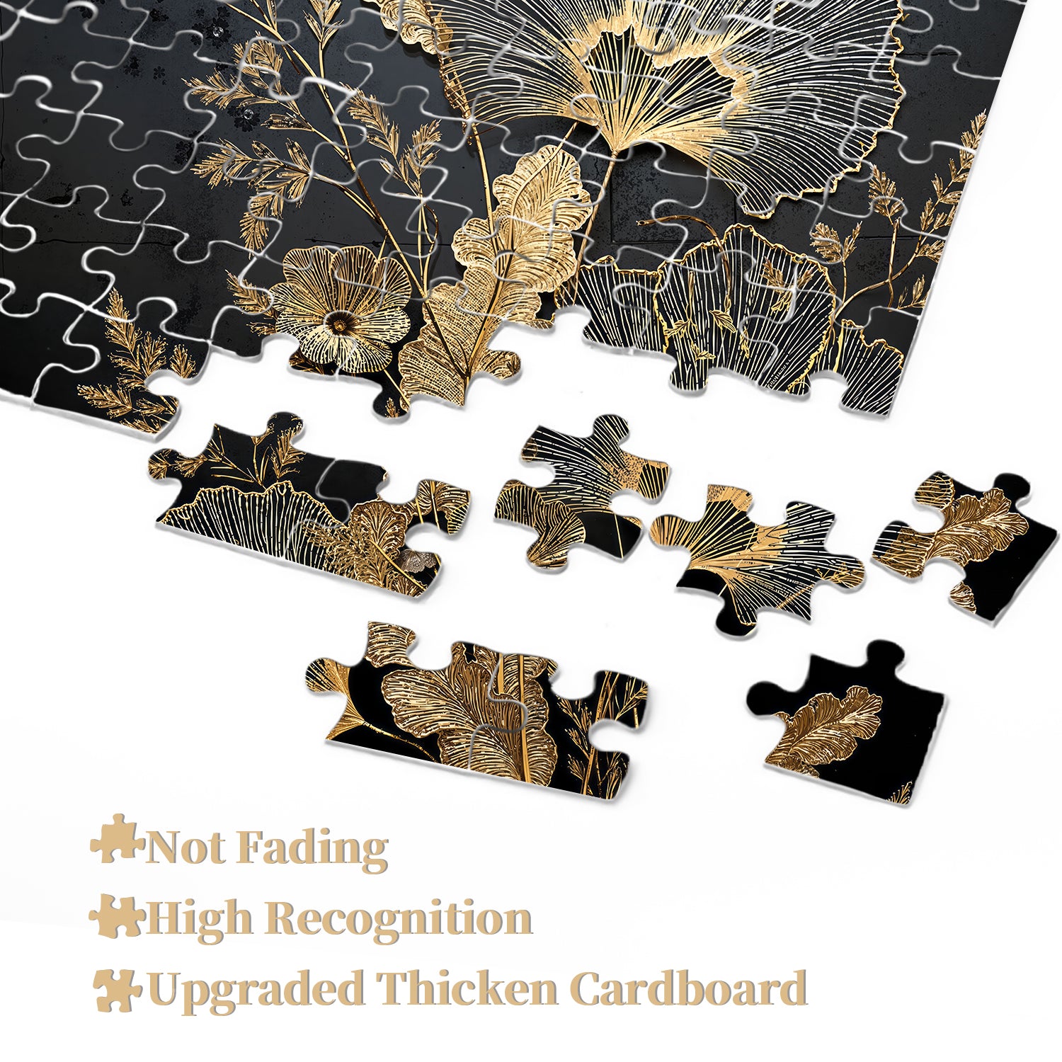 Linear Flower Jigsaw Puzzle 1000 Pieces