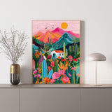 Kaktusgarten -Puzzles 1000 Stücke