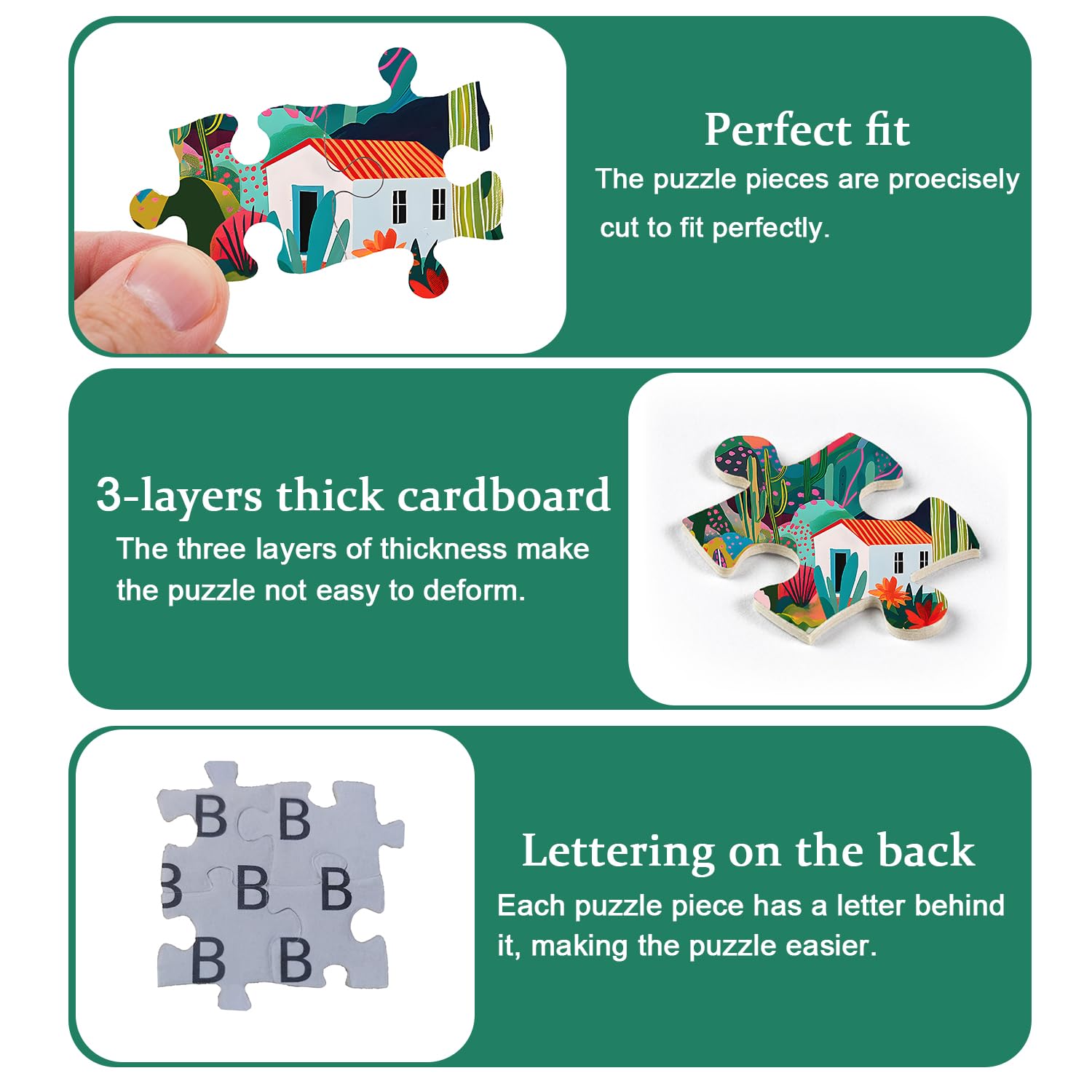 Kaktusgarten -Puzzles 1000 Stücke