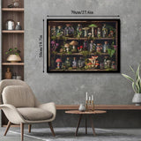 Bookshelf Mushroom Forest Jigsaw Puzzle 1000 Pieces