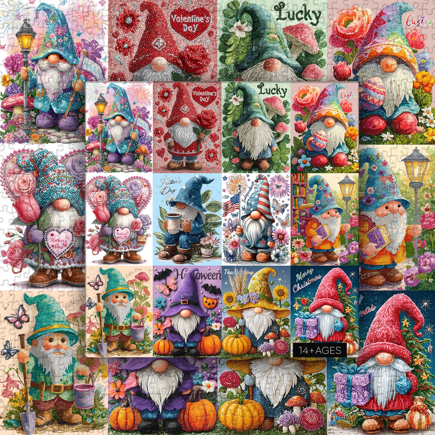 The Festival Gnomes Puzzle 1000 Pieces