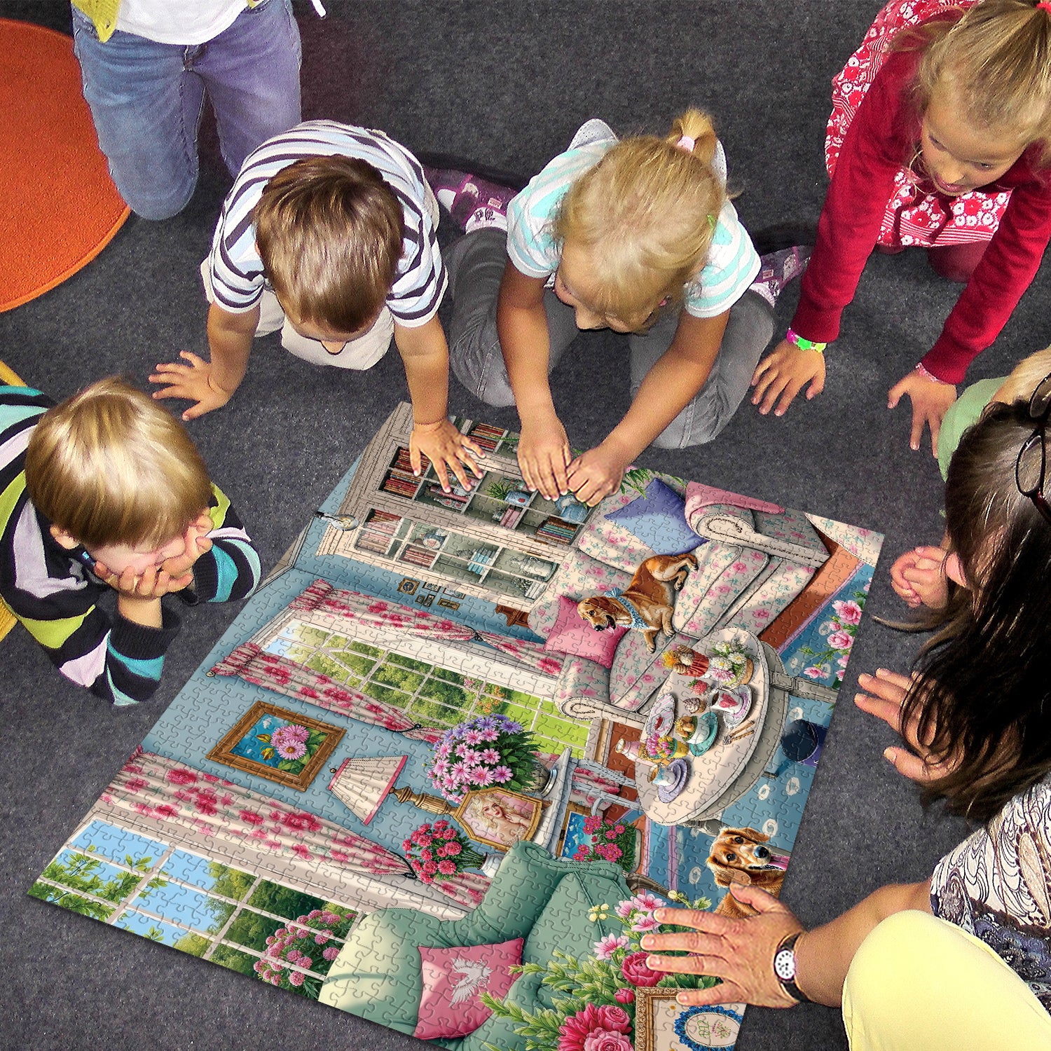 Warm Living Room Jigsaw Puzzle 1000 Pieces