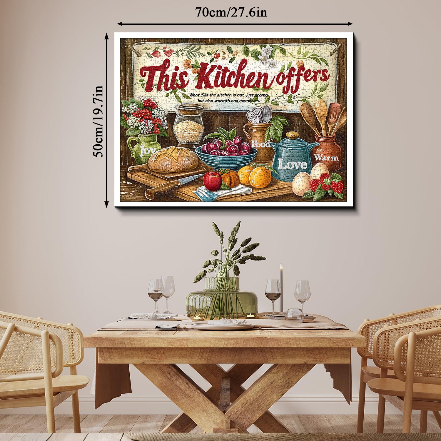 Cozy Kitchen Jigsaw Puzzle 1000 Pieces