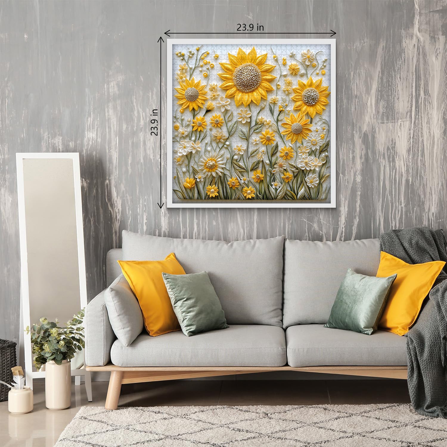 Golden Sunflower Jigsaw Puzzle 1000 Pieces