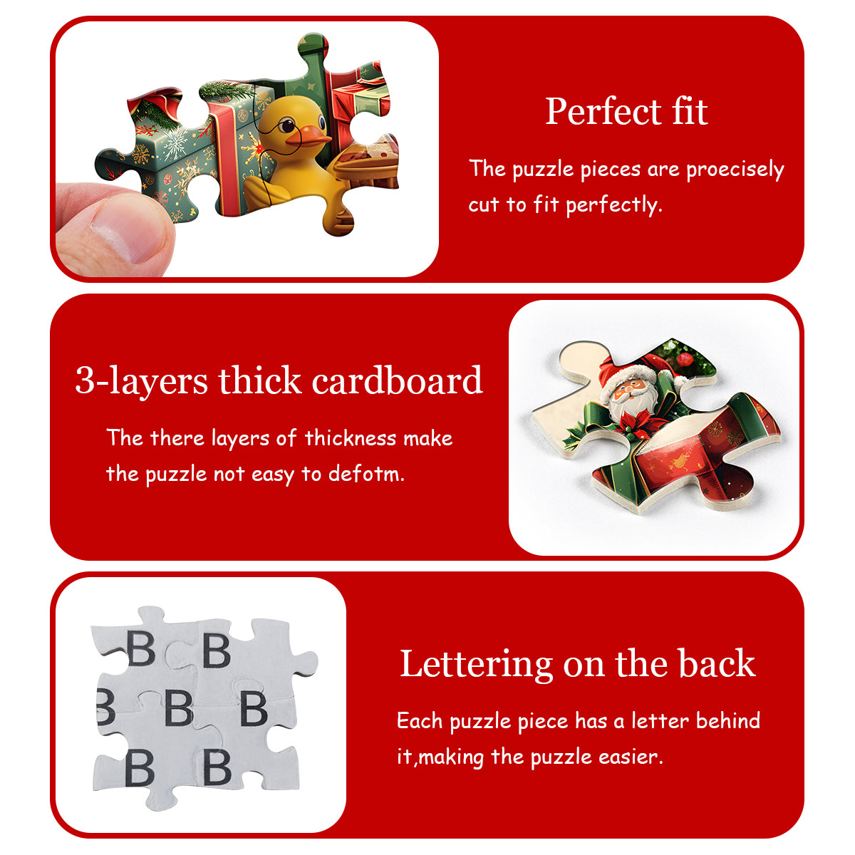 Weihnachtshaus Adventskalender Puzzle 1000 Stücke