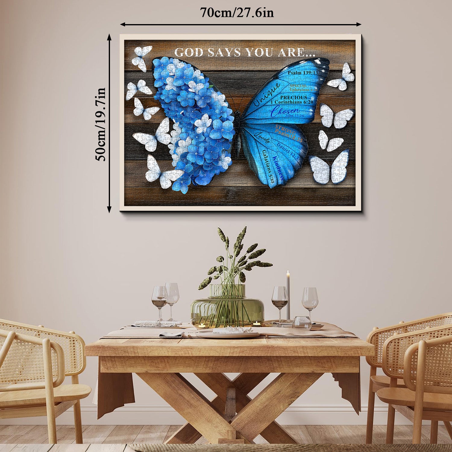 Vlindervleugels zegene puzzel puzzel 1000 stuks