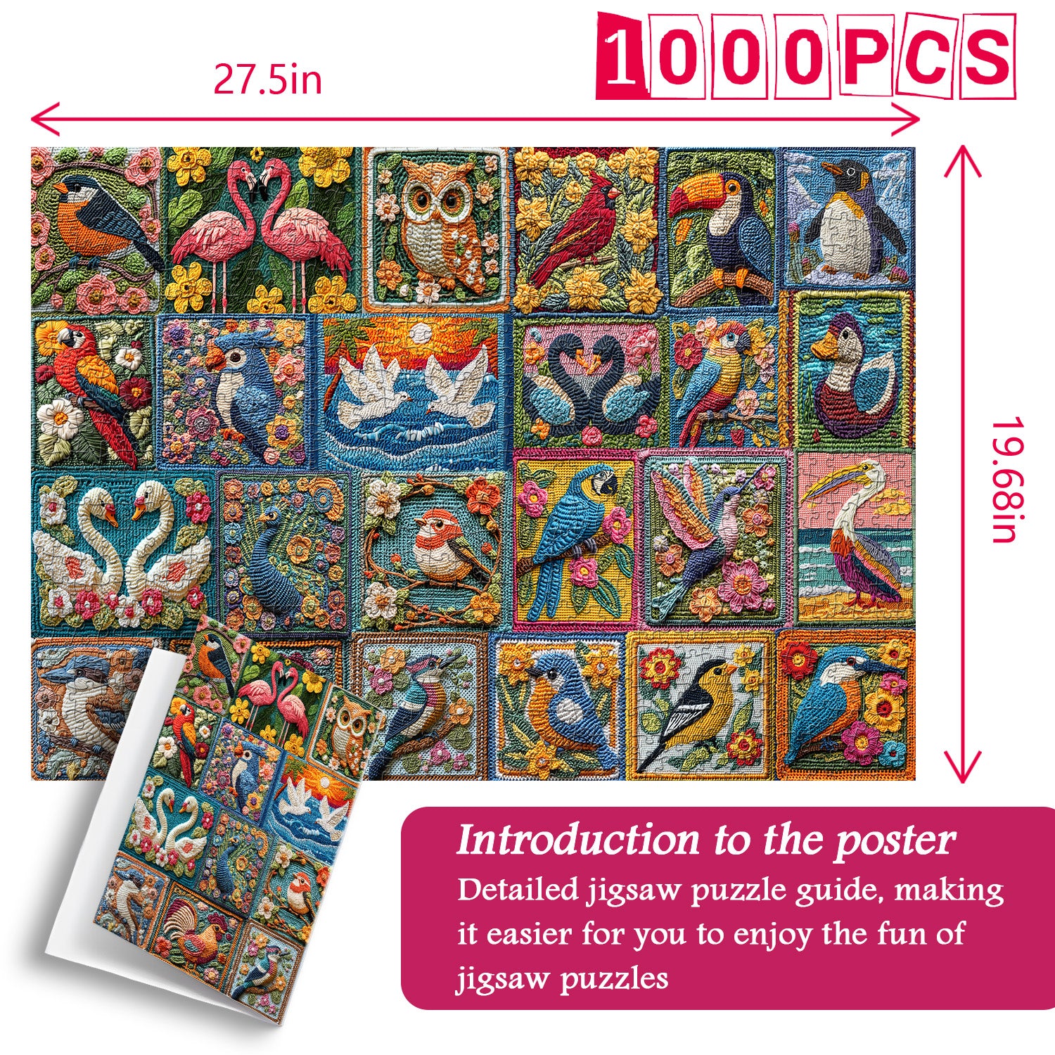 Woven Wings Jigsaw Puzzle 1000 Pieces