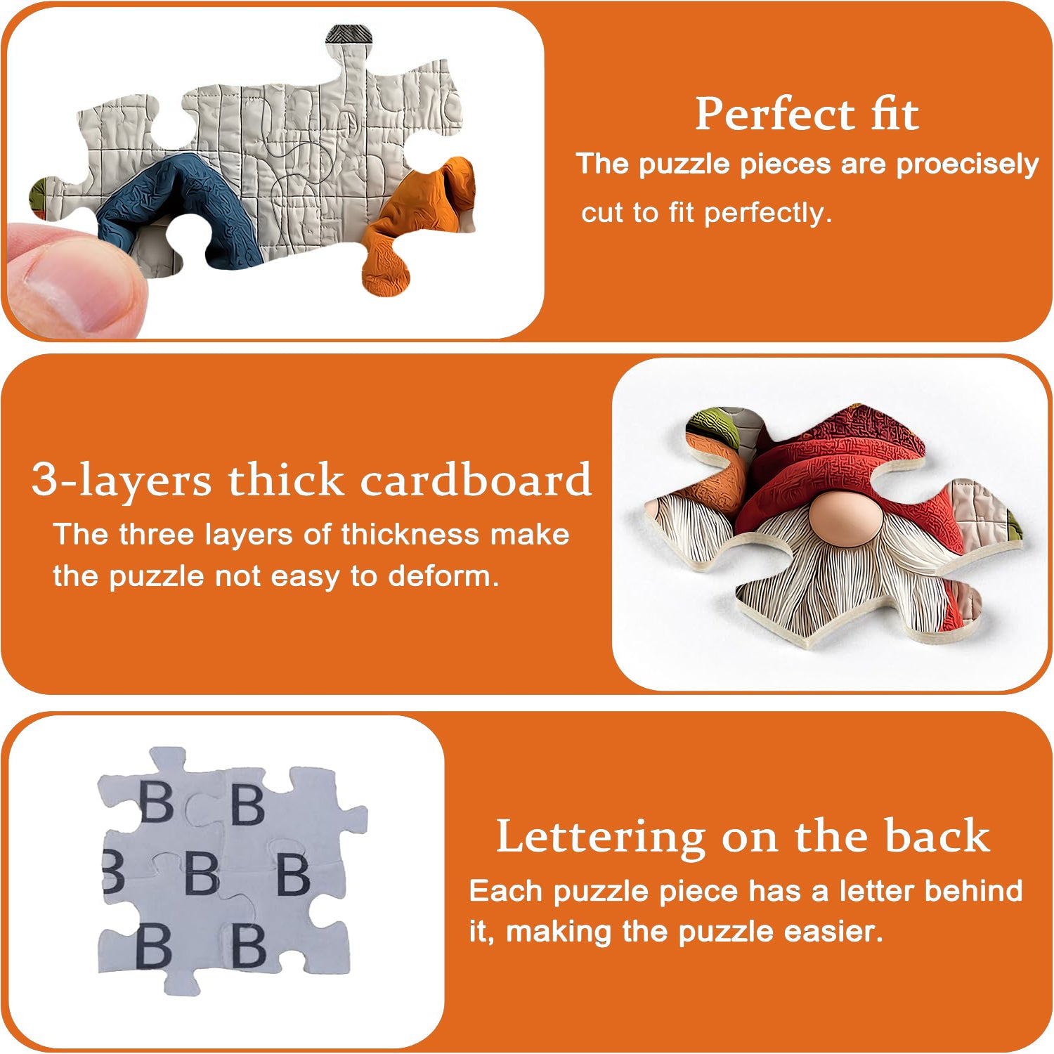 Colorful Gnomes Jigsaw Puzzle 1000 Pieces