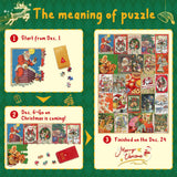 Christmas Calendar Jigsaw Puzzle  1000 Pieces