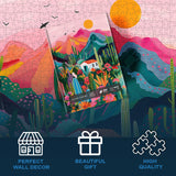 Kaktusgarten -Puzzles 1000 Stücke
