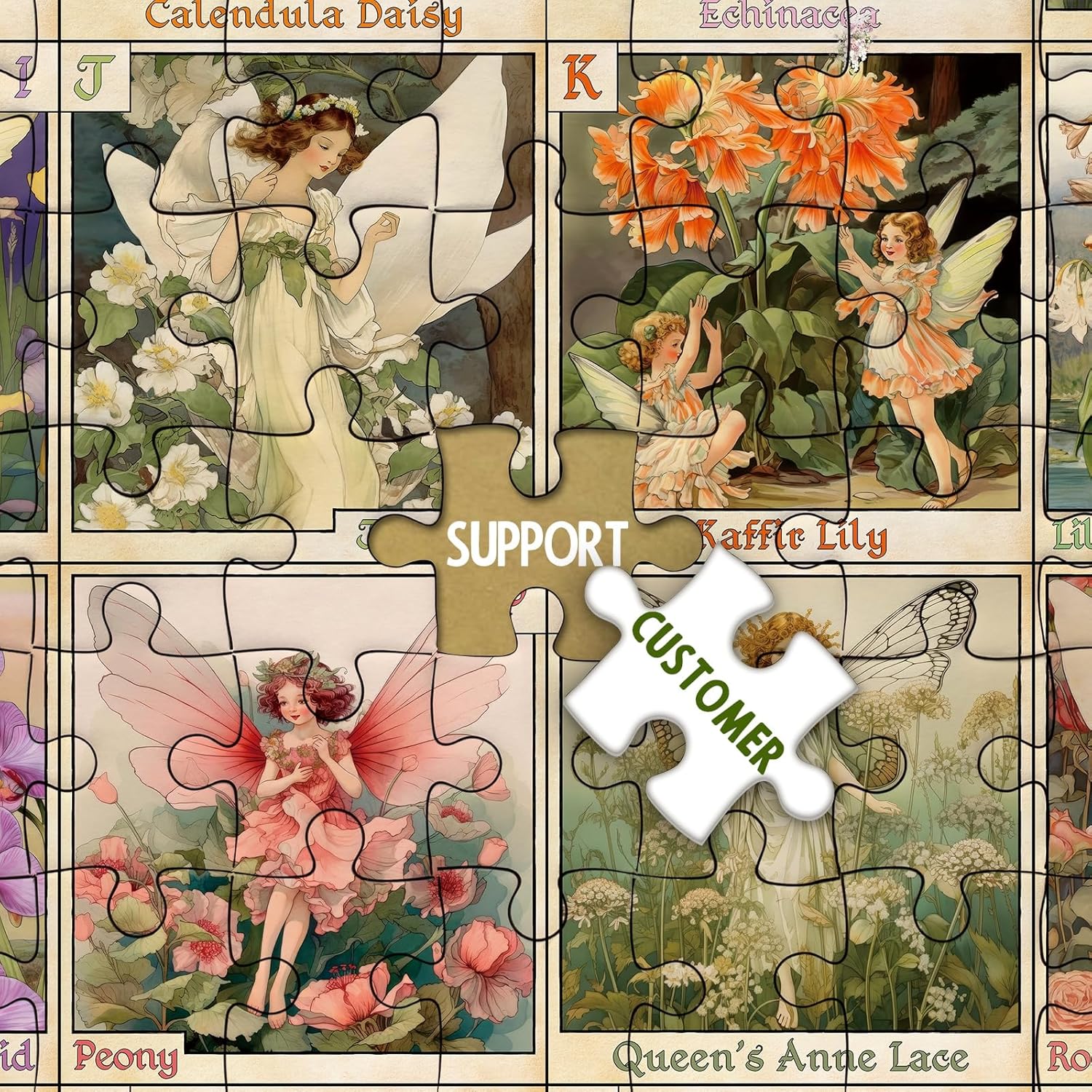 Fairy in Bloom Jigsaw Puzzle 1000 Pieces