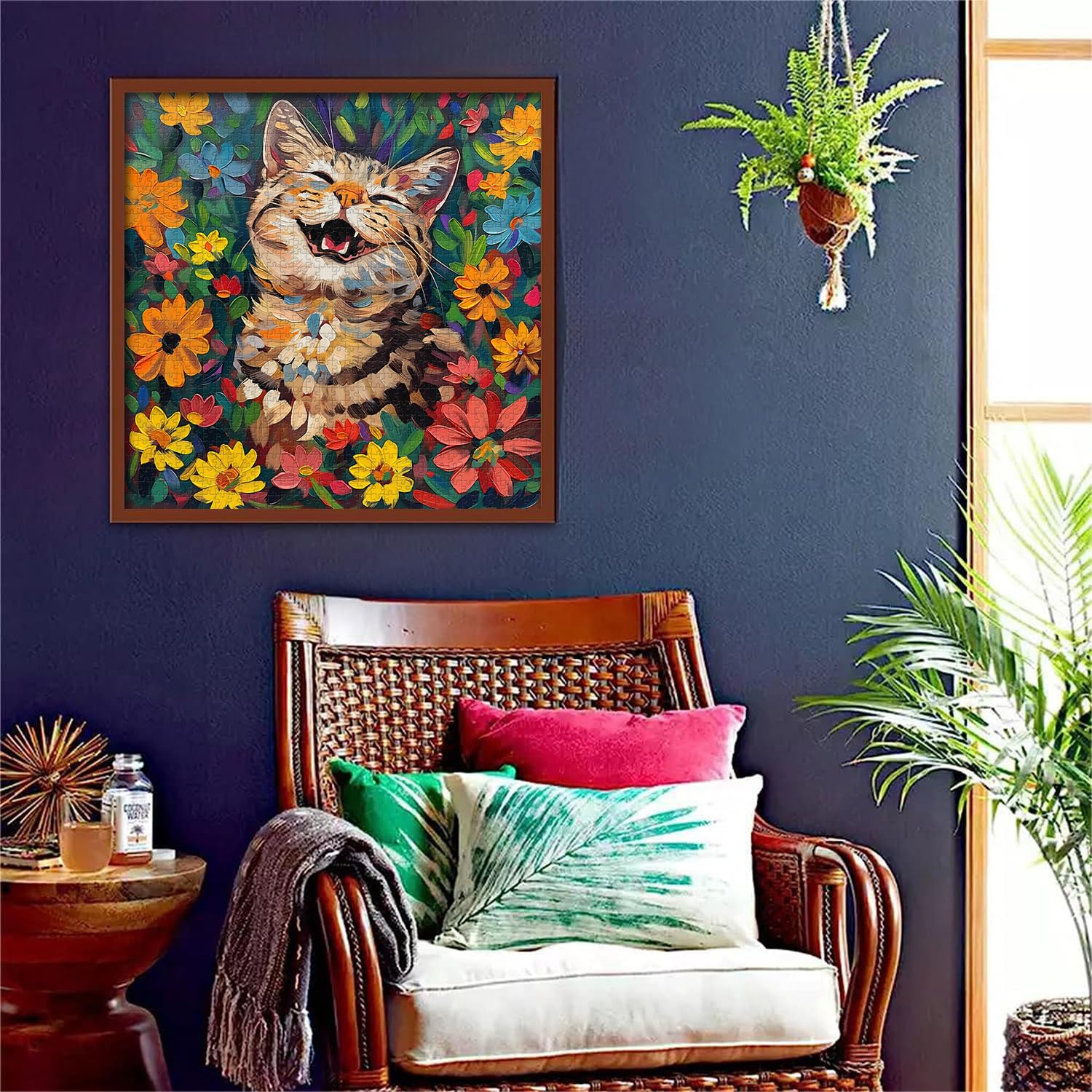 Impresionista gat rompecabezas rompecabezas 1000 piezas