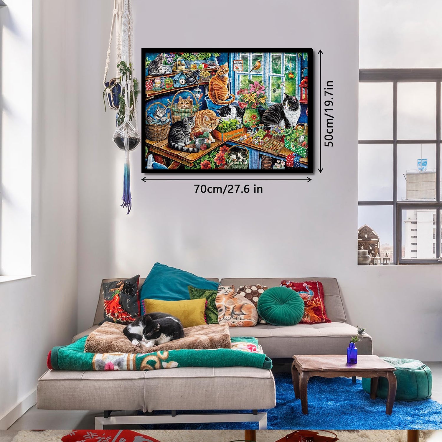 Puzzle puzzle di baffi verdeggianti 1000 pezzi